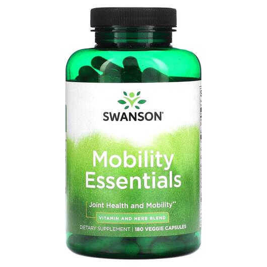 Основне фото товара Swanson, Mobility Essentials, Підтримка суглобів, 180 капсул