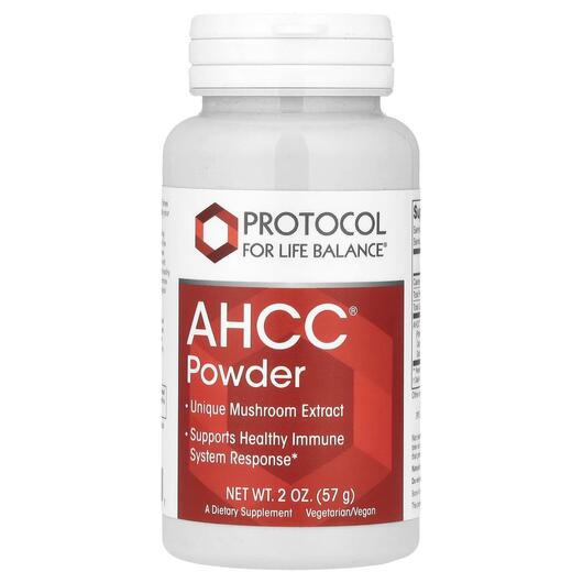Основне фото товара AHCC Powder, Екстракт міцелію базидіоміцетів, 57 г