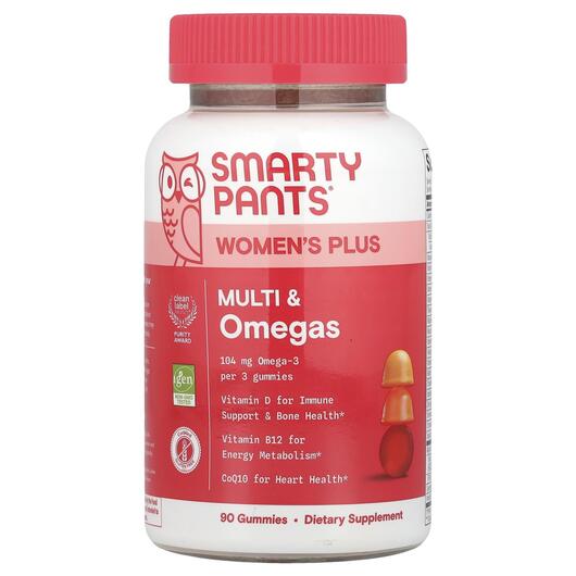 Основне фото товара Women's Plus Multi & Omegas Gummies, Вітаміни для жінок,