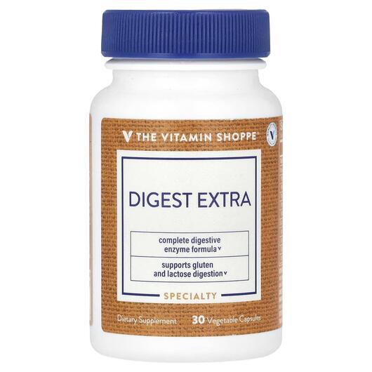 Основне фото товара TheVitaminShoppe, Digest Extra, Ферменти, 30 капсул