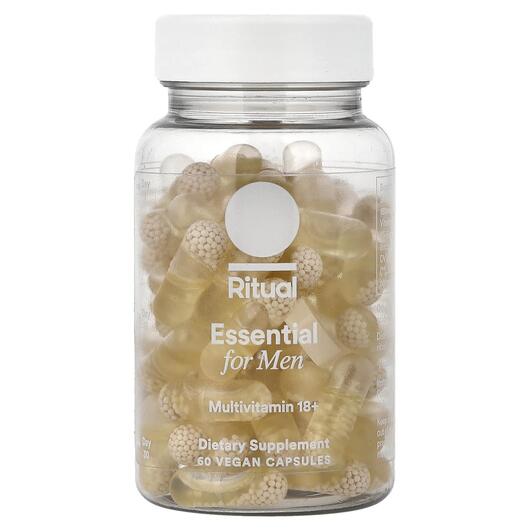 Основне фото товара Essential For Men Multivitamin 18+, Вітаміни для чоловіків, 60 ка