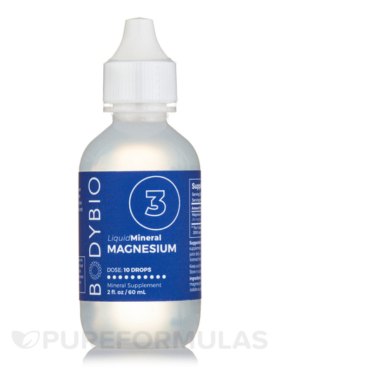 Основне фото товара BodyBio, Liquid Mineral 3 Magnesium, Магній, 60 мл