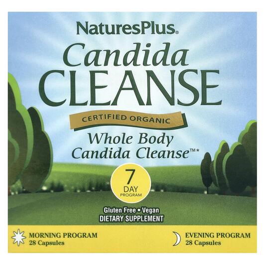 Основне фото товара Candida Cleanse 7 Day Program 2 Bottles, Підтримка Кандиди, 28 ка