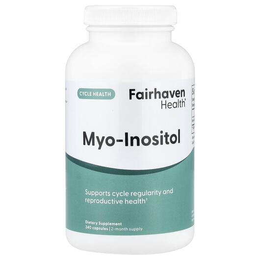 Основне фото товара Myo-Inositol For Women and Men, Міо-інозитол, 240 капсул