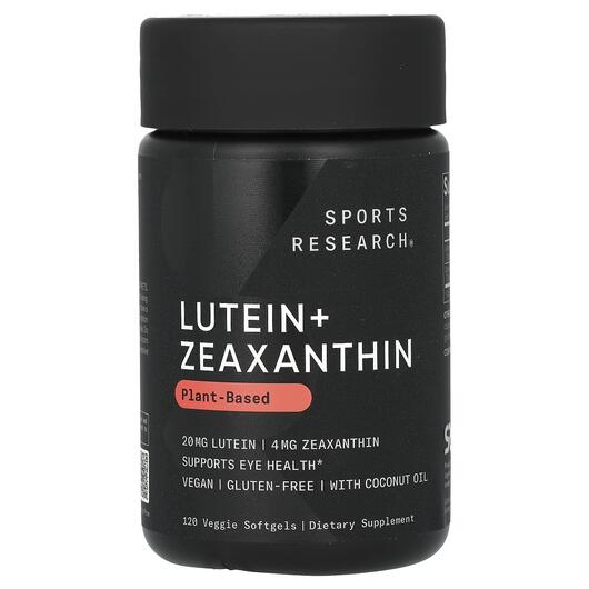 Основне фото товара Lutein + Zeaxanthin, Лютеїн + Зеаксантин, 120 капсул
