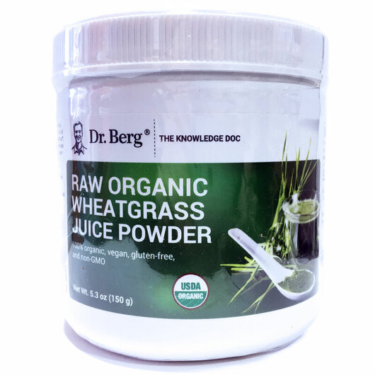 Основне фото товара Wheatgrass Juice Powder, Паростки пшениці Вітграсс, 150 г