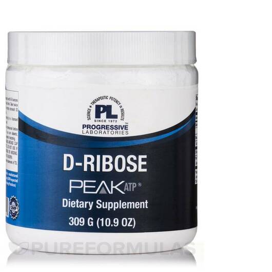 Основне фото товара Progressive Labs, D-Ribose with Peak ATP, D-рибоза, 309 г