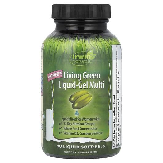 Основне фото товара Women's Living Green Liquid-Gel Multi, Вітаміни для жінок, 9