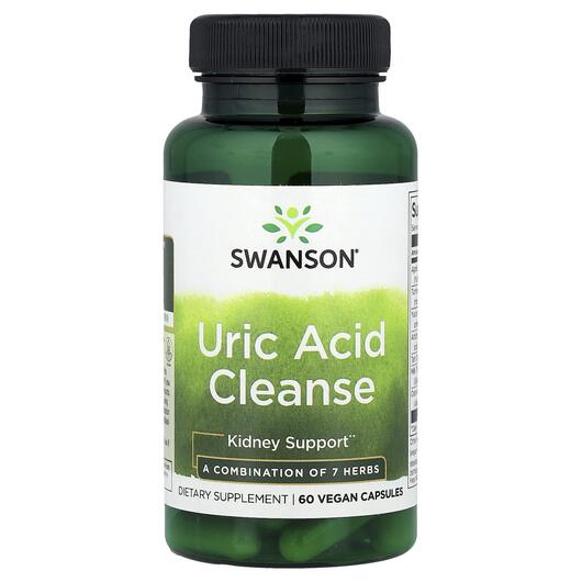 Основне фото товара Uric Acid Cleanse, Підтримка рівня сечової кислоти, 60 капсул