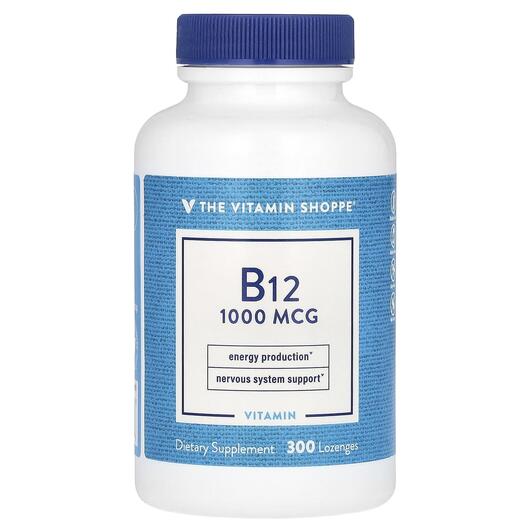 Основне фото товара B12 1000 mcg, Вітамін B12 Кобаламін, 300 таблеток