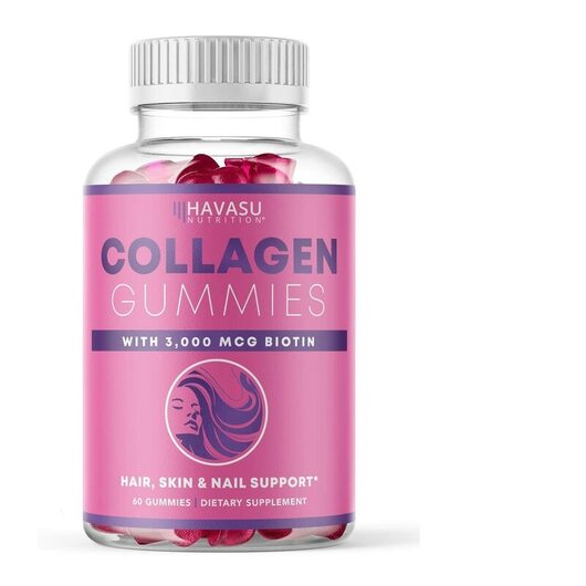 Основне фото товара Collagen Gummies with 5000 mcg Biotin, Колаген, 60 таблеток