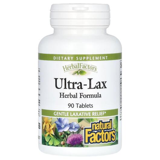 Основне фото товара Ultra-Lax Herbal Formula, Проносний засіб, 90 таблеток