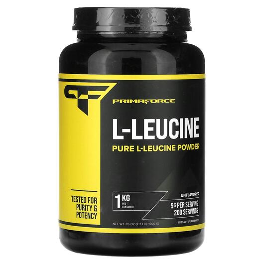 Основне фото товара L-Leucine Pure Leucine Powder Unflavored, L-Лейцин, 1 шт