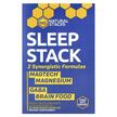 Фото товару Sleep Stack 2 Bottles, Підтримка сну, 15 Vegetarian Capsules Each