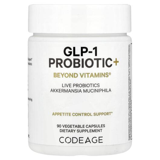 Основне фото товара CodeAge, GLP-1 Probiotic+, Пробіотики, 90 капсул