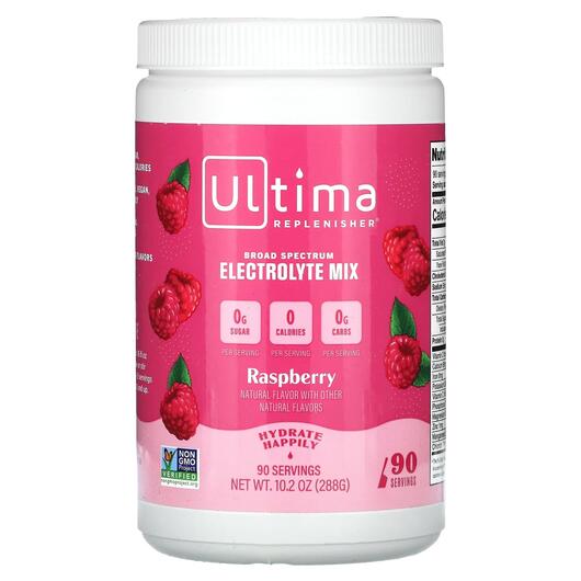Основне фото товара Electrolyte Powder Raspberry, Електроліти смак Малина, 288 г
