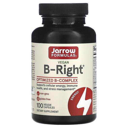 Основне фото товара B-Right Optimized B-Complex, B-комплекс, 100 capsules