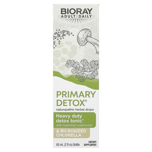 Основне фото товара Bioray, Primary Detox, Детокс та очищення, 60 мл