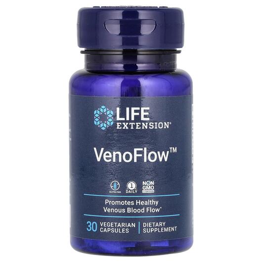 Основне фото товара Life Extension, VenoFlow, Підтримка вен ніг, 30 капсул
