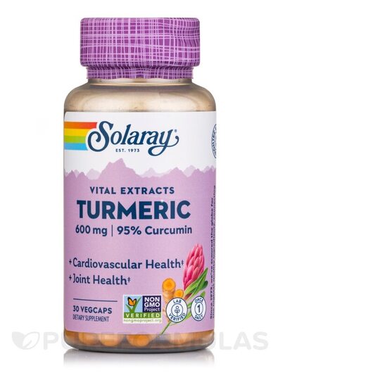 Основне фото товара Turmeric Root Extract 600 mg One, Екстракт кореня куркуми, 30 кап