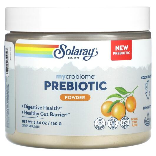 Основне фото товара Mycrobiome Prebiotic Powder Natural Citrus, Пребіотики, 160 г