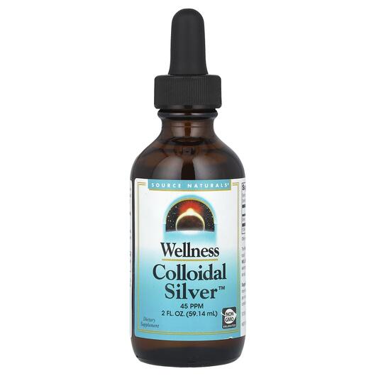 Основне фото товара Wellness Colloidal Silver 45 PPM, Срібло, 59.14 мл