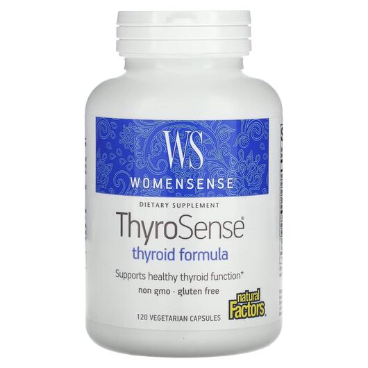 Основне фото товара WomenSense ThyroSense Thyroid, Підтримка щитоподібної залози, 120