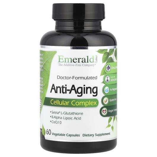 Основне фото товара Emerald, Anti-Aging Complex, Антиоксиданти, 60 капсул