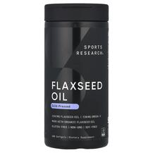 Flaxseed Oil Льняное Масло Sports Research