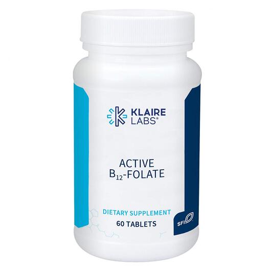 Основне фото товара Klaire Labs, Active B12-Folate, B12 + фолат, 60 таблеток