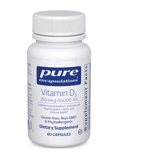 Основне фото товара Vitamin D3 10000 IU, Вітамін D3 Холекальциферол, 60 капсул