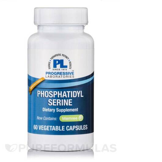 Основне фото товара Progressive Labs, Phosphatidyl Serine, Фосфатидилсерин, 60 капсул