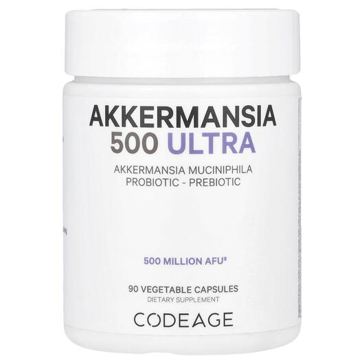 Основне фото товара CodeAge, Akkermansia 500 Ultra, Аккермансія, 90 капсул