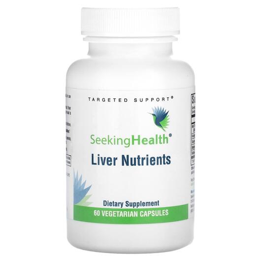 Основне фото товара Seeking Health, Liver Nutrients, Підтримка печінки, 60 капсул