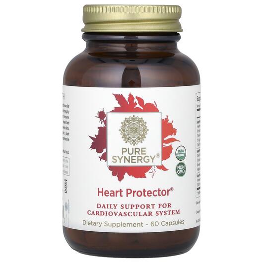 Основне фото товара Pure Synergy, Heart Protector, Кардіо комплекс, 60 капсул