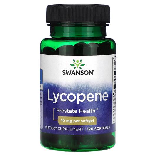 Основне фото товара Swanson, Lycopene 10 mg, Лікопен, 120 капсул