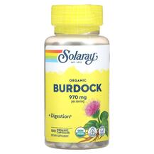 Burdock 485 mg Лопух 485 мг Solaray 100 капсул