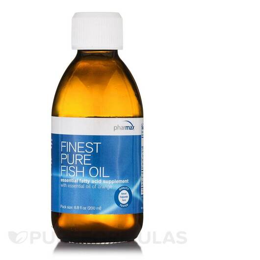 Основне фото товара Pharmax, Finest Pure Fish Oil Orange, Омега 3, 200 мл