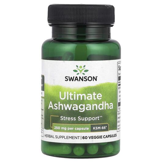 Основне фото товара Swanson, Ultimate Ashwagandha, Ашвагандха, 60 капсул