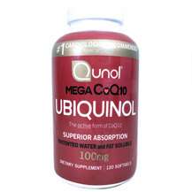 Mega Ubiquinol Мега Убихинол Qunol 120 капсул