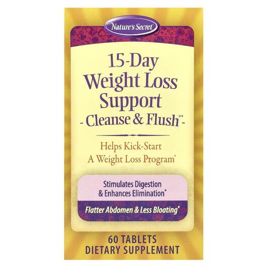 Основне фото товара 15-Day Weight Loss Support Cleanse & Flush, Контроль ваги, 60