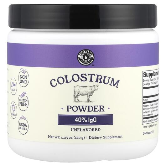 Основне фото товара Colostrum Powder Unflavored, Колострум, 120 г