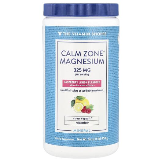 Основне фото товара Calm Zone Magnesium Raspberry Lemon, Підтримка стресу, 450 г