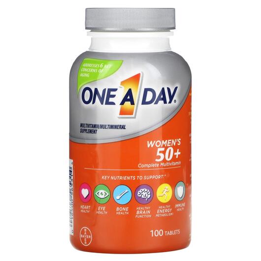 Основне фото товара One-A-Day, Women's 50+, Вітаміни для жінок 50+, 100 таблеток