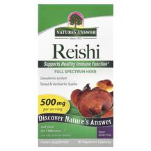 Гриби Рейша 500 мг Reishi 500 mg Nature's Answer