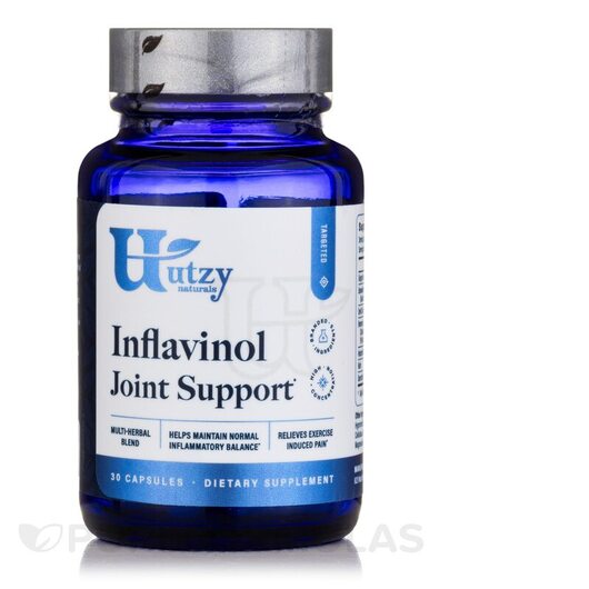 Основне фото товара Utzy Naturals, Inflavinol, Підтримка суглобів, 30 капсул