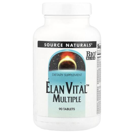 Основне фото товара Source Naturals, Elan Vital Multiple 90, Elan Vital, 90 таблеток