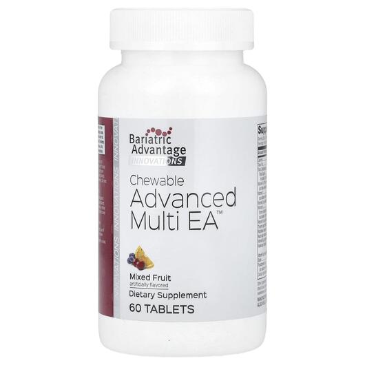 Основне фото товара Chewable Advanced Multi EA Mixed Fruit, Мультивітаміни, 60 таблет