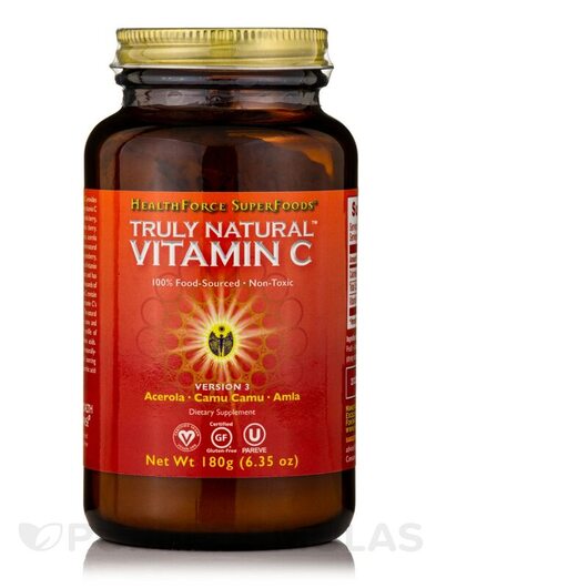 Основне фото товара Truly Natural Vitamin C Powder, Вітамін C, 180 г
