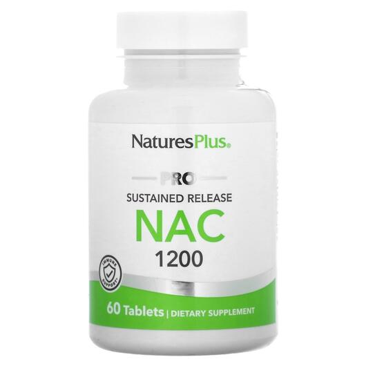 Основне фото товара Pro NAC 1200 Sustained Release, N-ацетилцистеїн, 60 таблеток